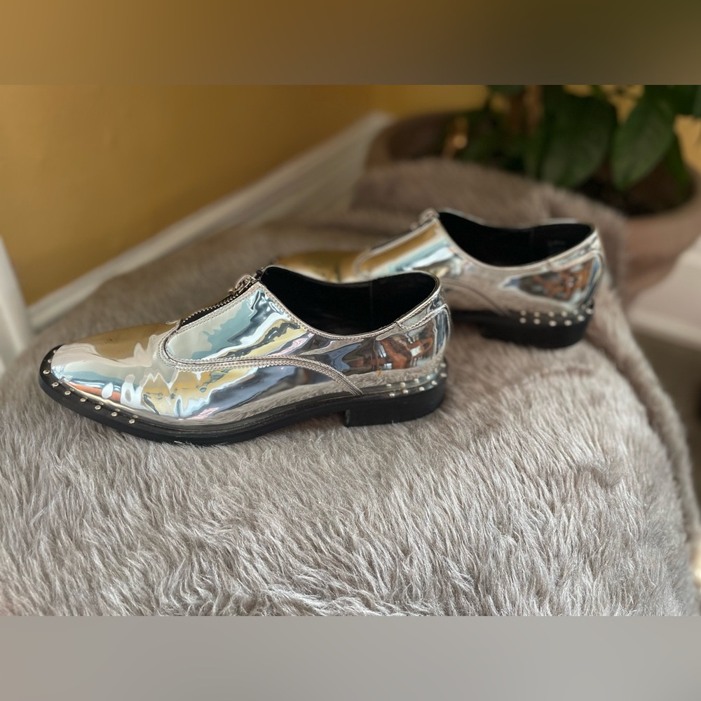 Lord & Taylor Metallic Loafers ( 9 )